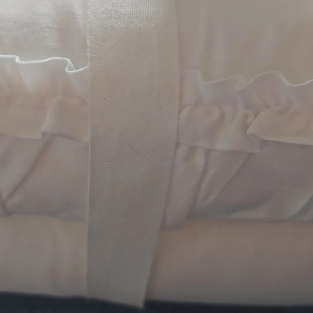 LoveShackFancy White Embellished Rosette Duvet Cover,King/Cal. King, Retail $329